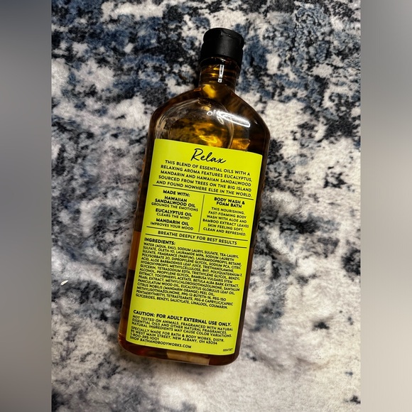 Bath and Body Works Aromatherapy Relax 10Fl Oz Body Wash/Foam Bath Brans New - Picture 2 of 6